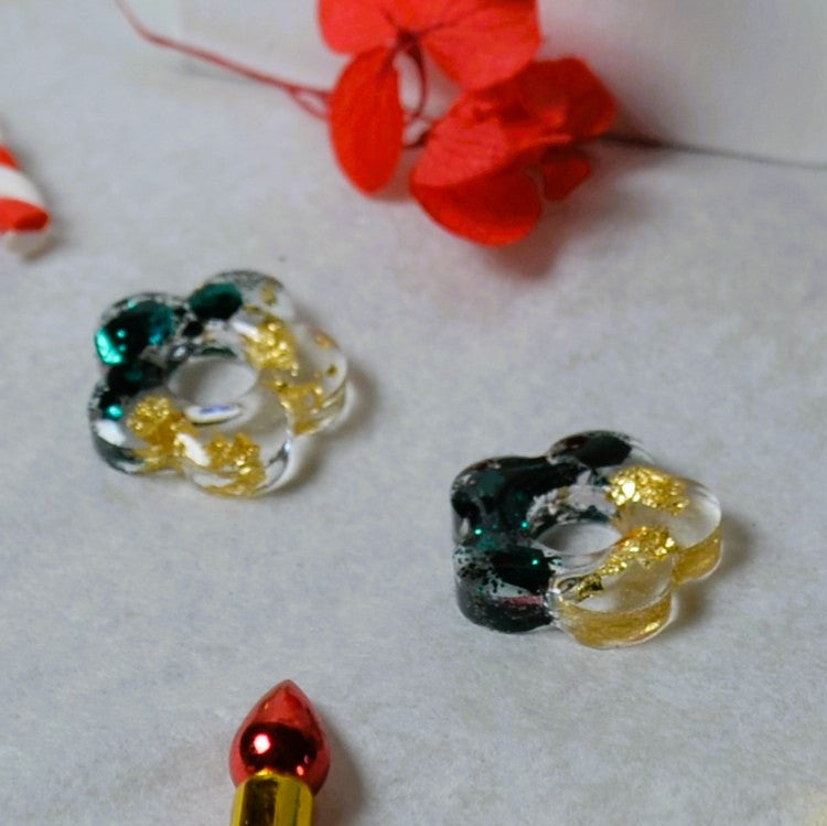 pampilles fleur 🌸 modèle Jade