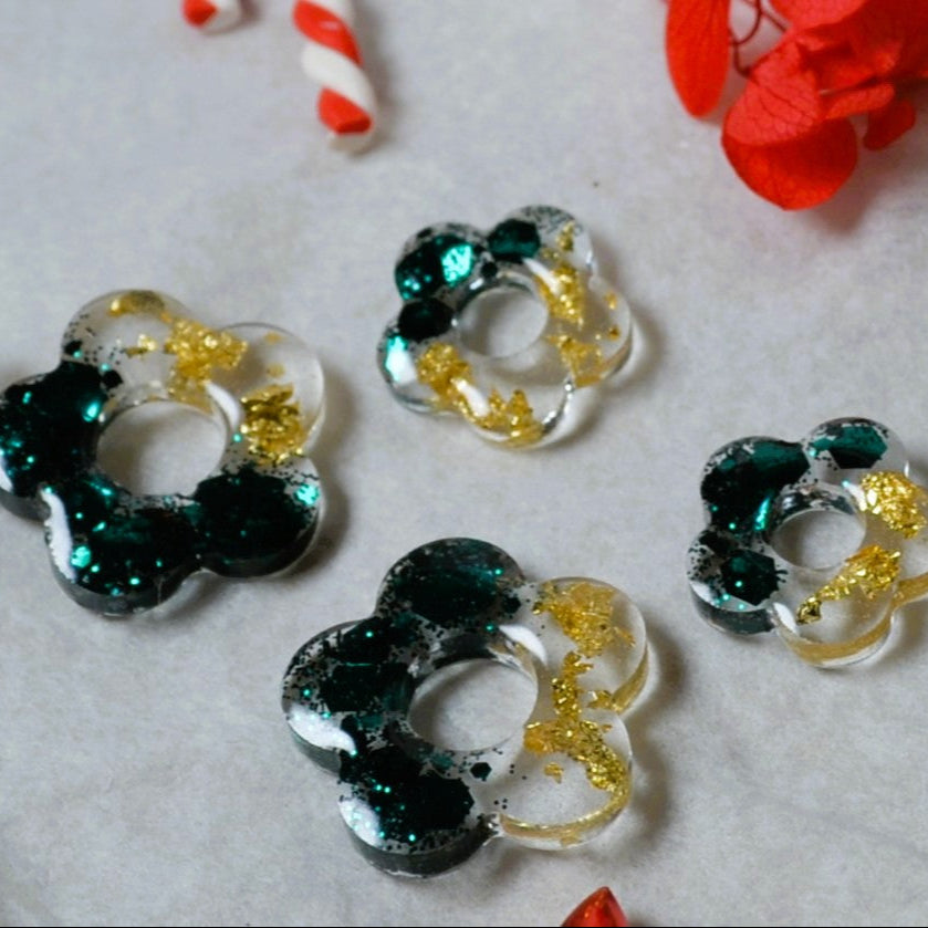 pampilles fleur 🌸 modèle Jade