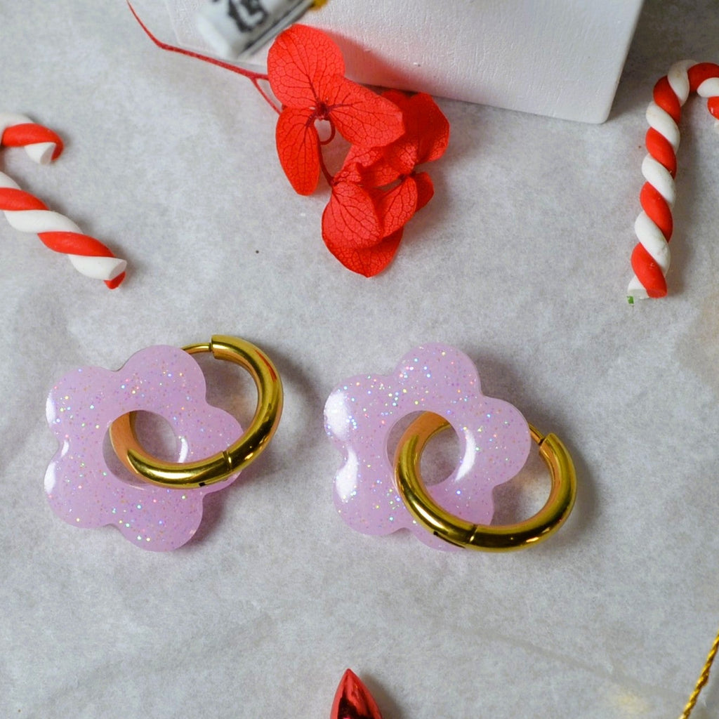 pampilles fleur 🌸- modèle Jade