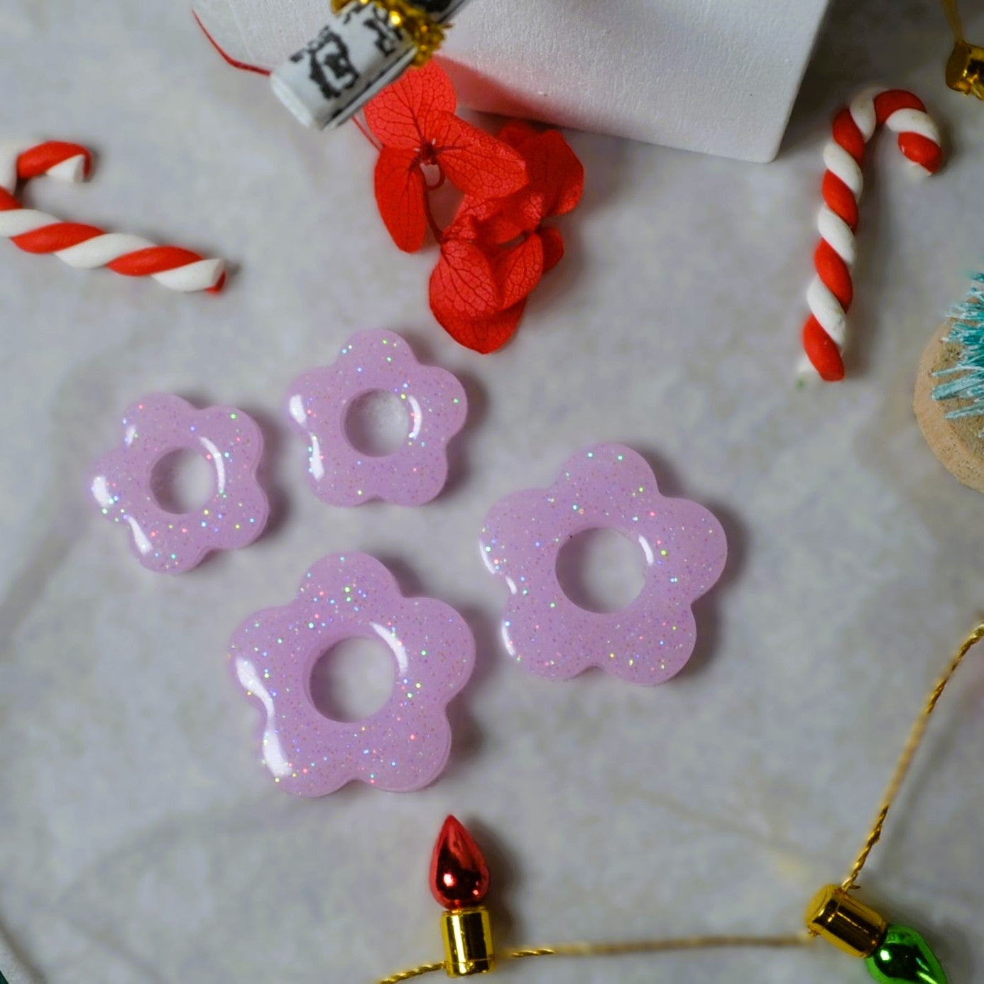 pampilles fleur 🌸- modèle Jade