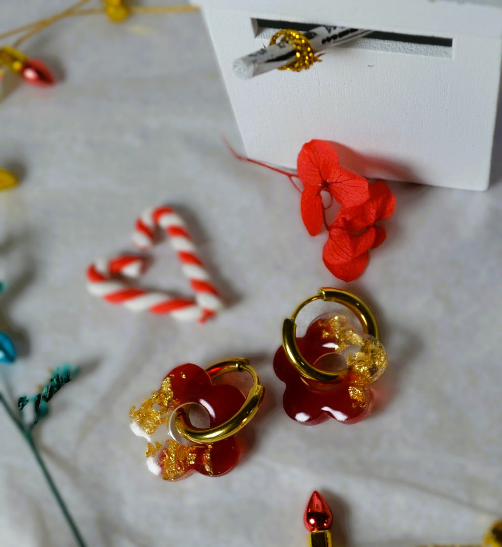 pampilles fleur 🌸 - Modèle Jade