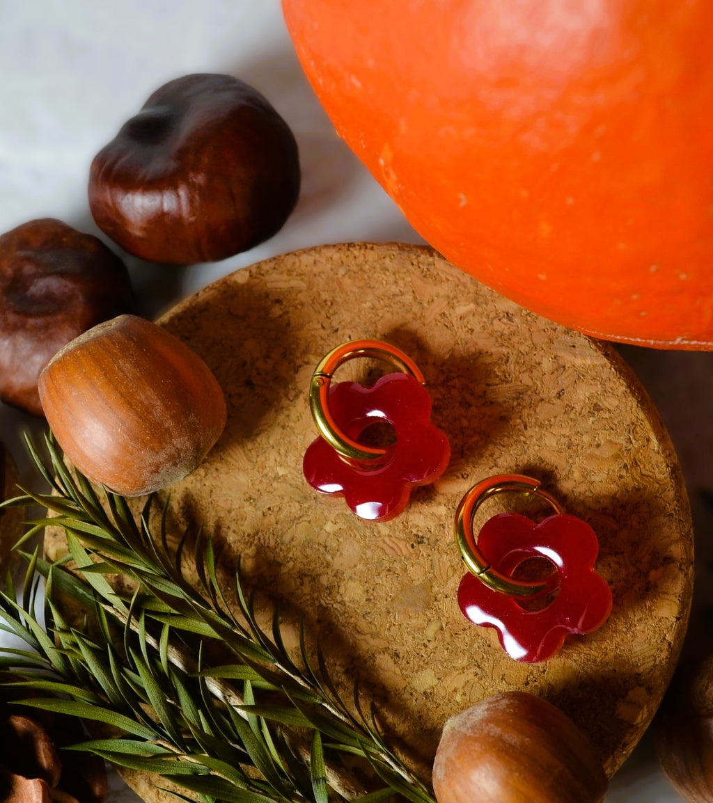 pampilles fleur 🌸 - Modèle Jade