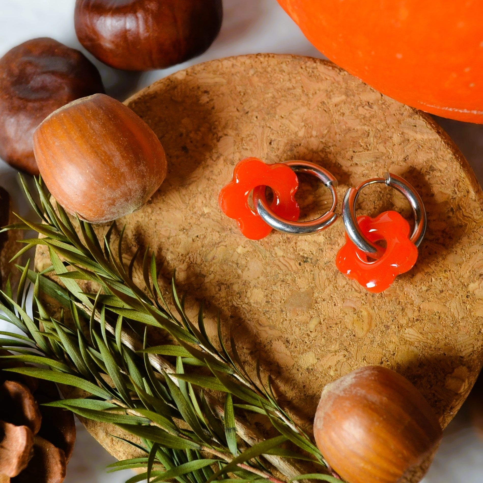 pampilles fleur 🌸 - Modèle mini Jade