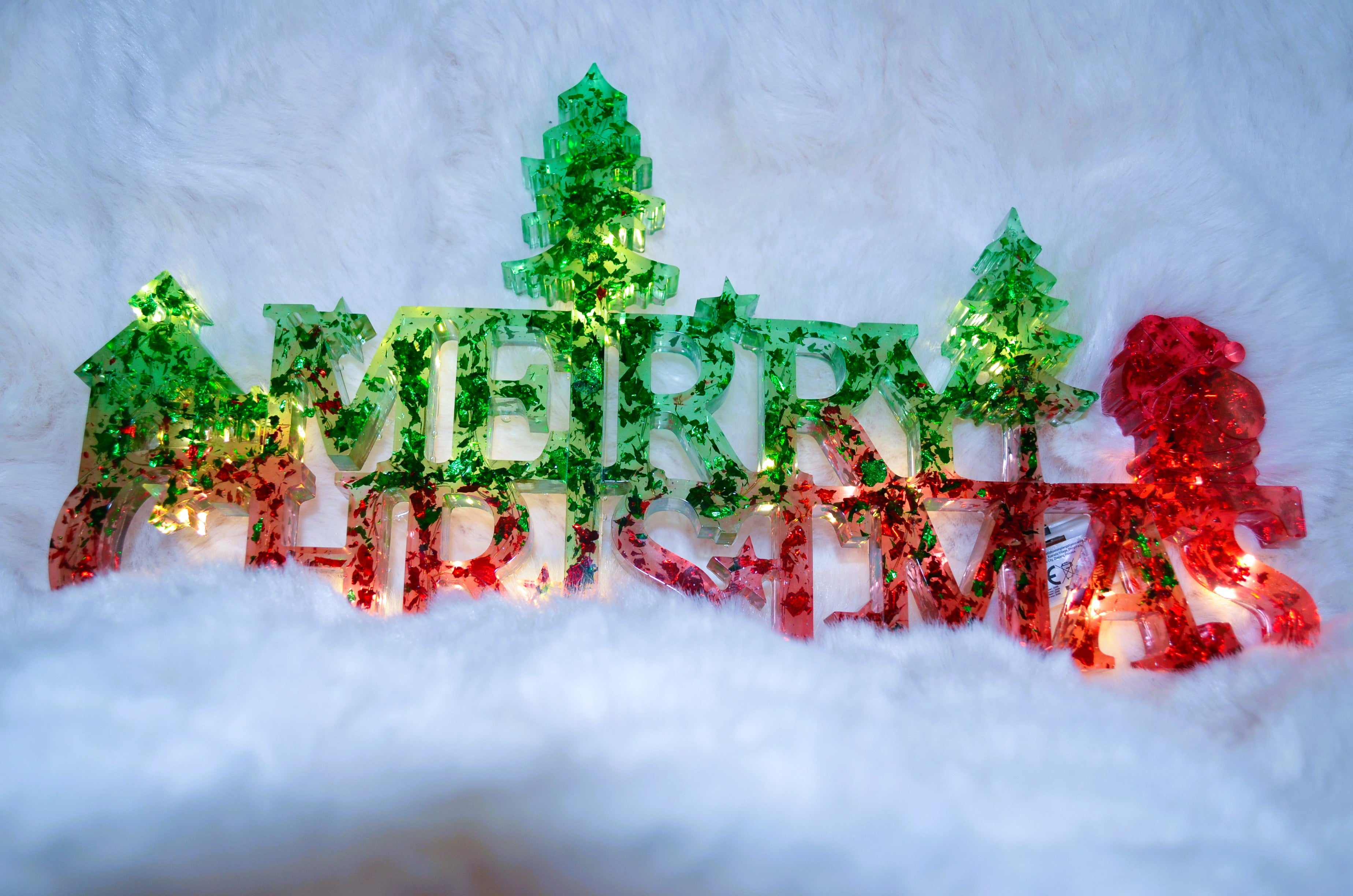 Merry christmas lumineux